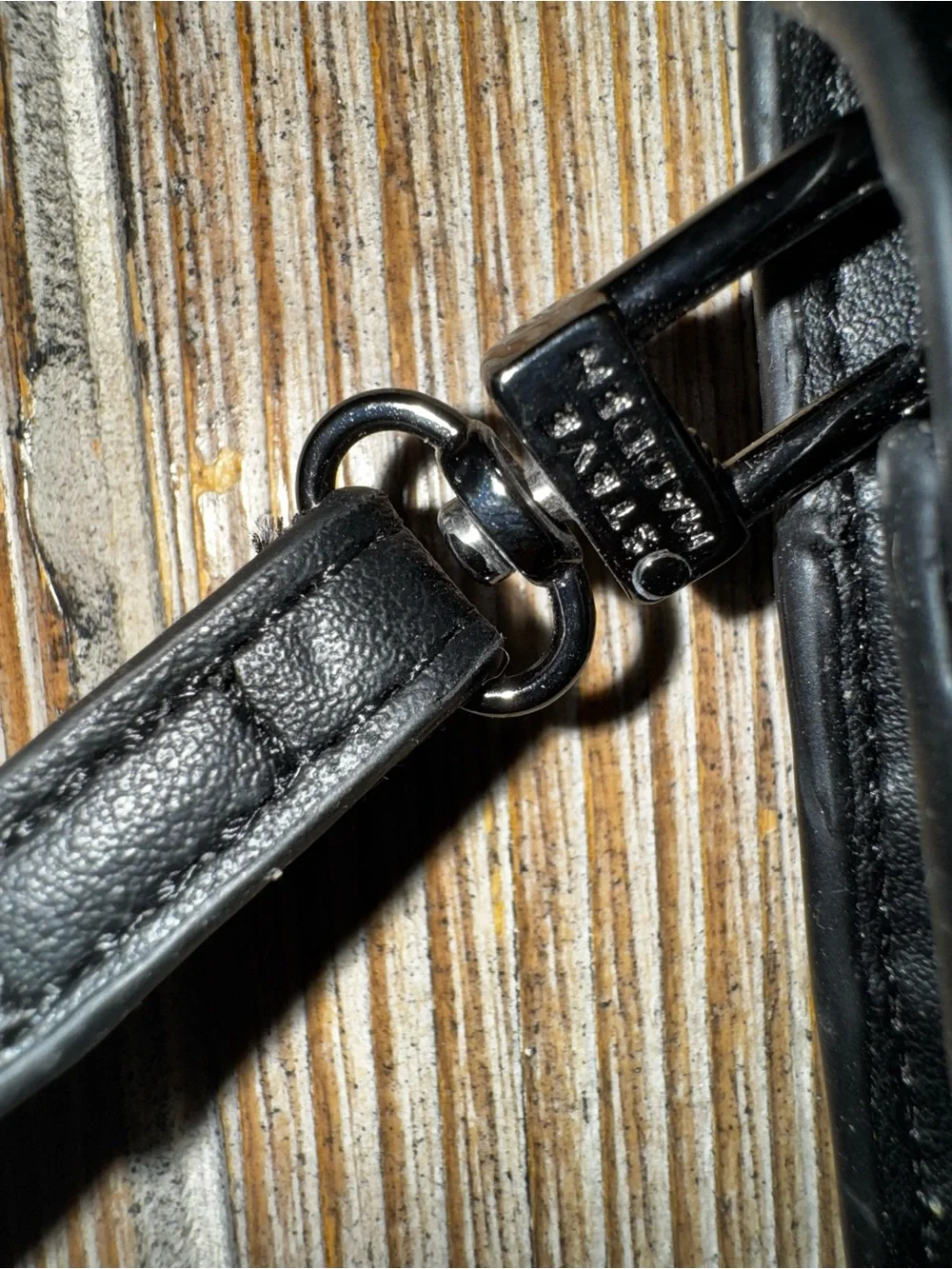 Steve Madden Cabby Black Men’s Wristlet with gun metal hardware Clutch NWOT